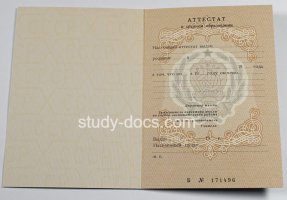Аттестат за 11 класс до 1994 в Ульяновске